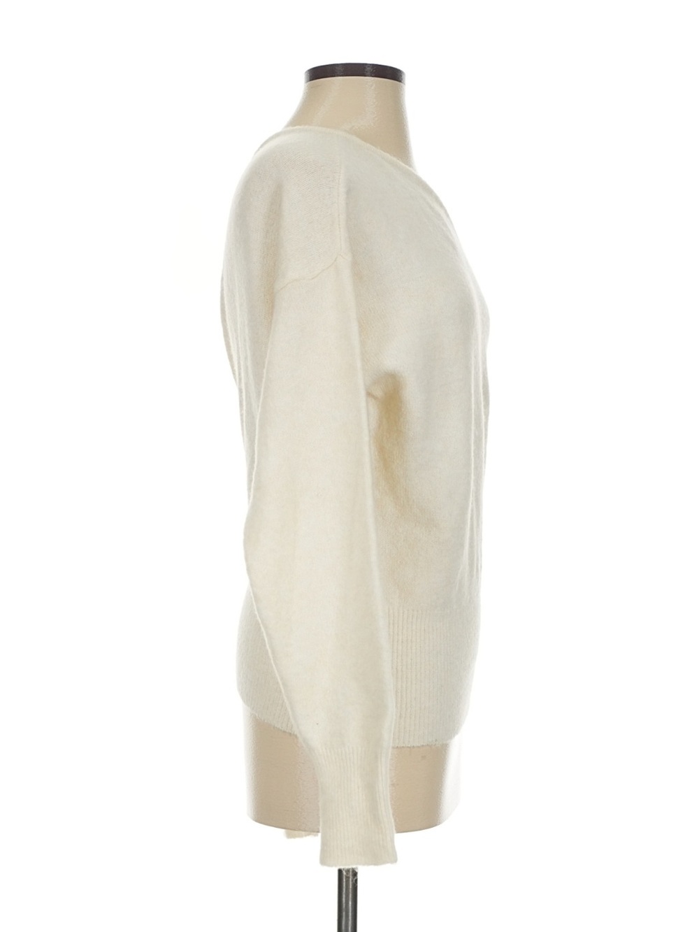 12th Tribe Margot Cream Asymmetrical Sweater - Size S - Picture 11 of 16